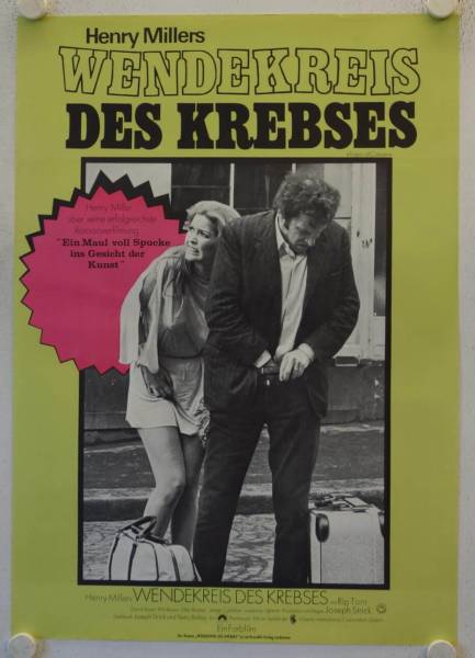 Tropic of Cancer original release german movie poster